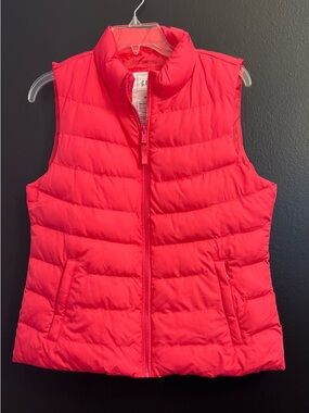 GAP Berry Pink Quilted Puffer Vest